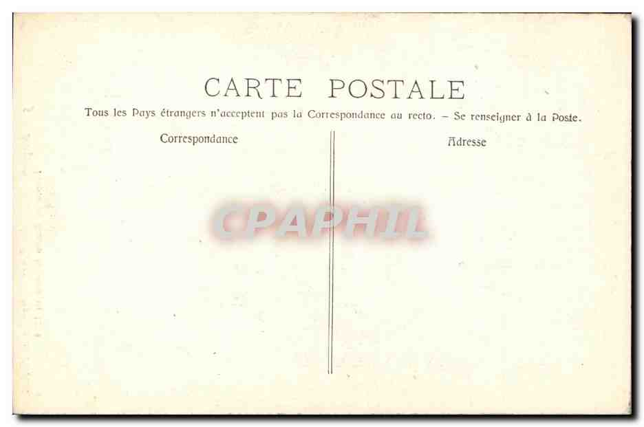 CPA Avignon Palais des Papes  — Verso