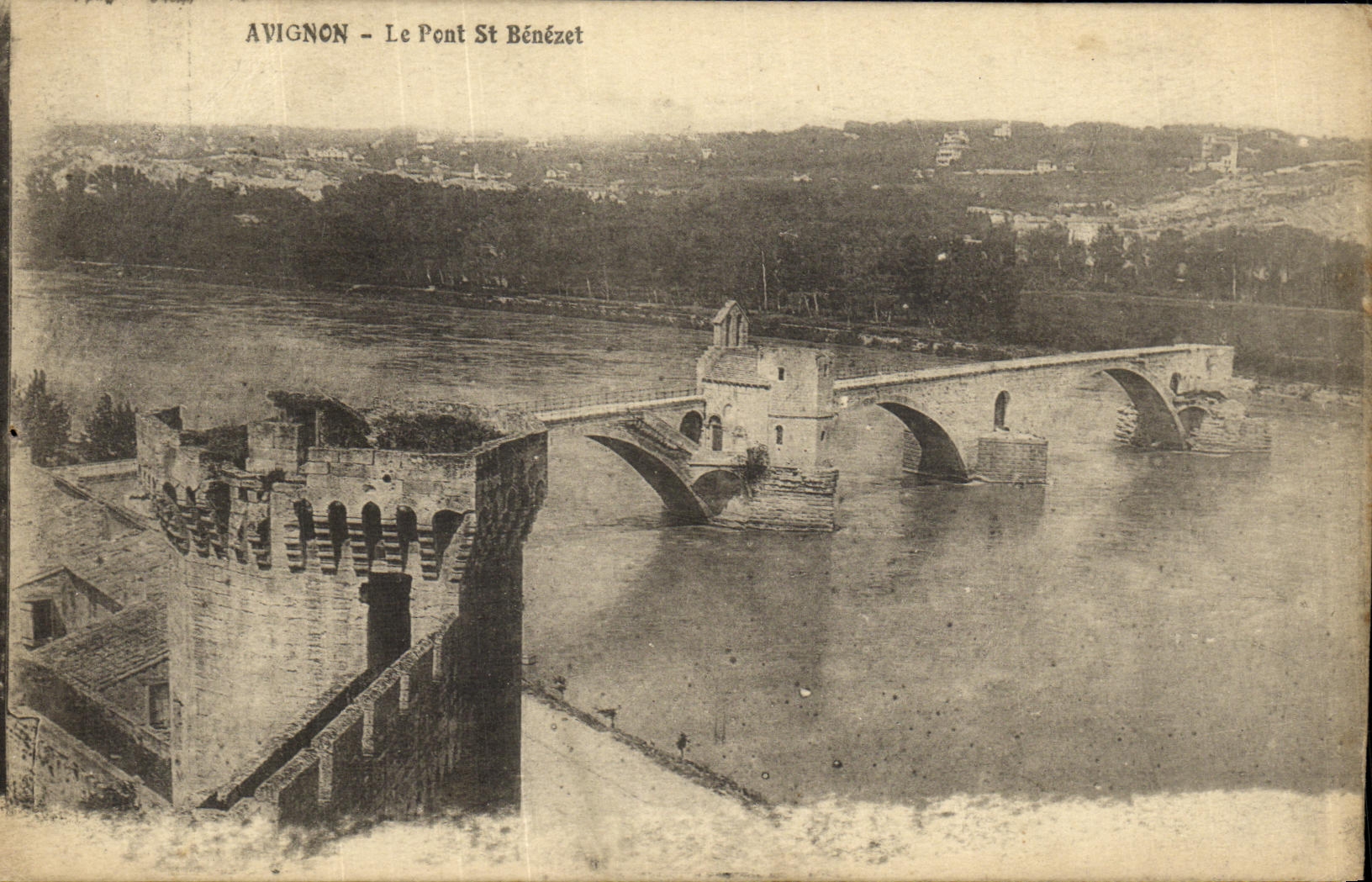 CPA Avignon Le Pont St Benezet 