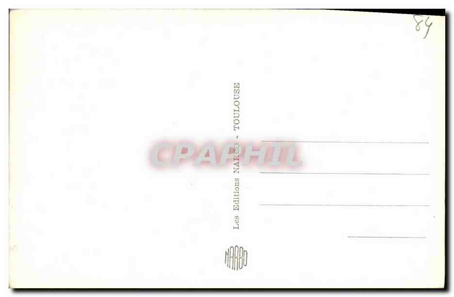 CPA Avignon Les Jardins — Verso
