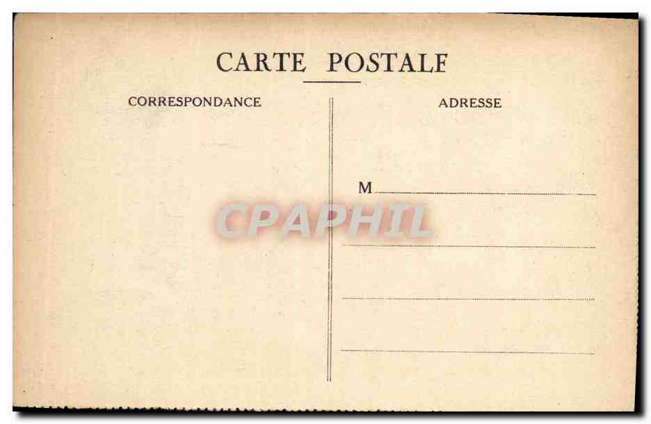 CPA Beauvais Le Palais de Justice — Rückseite