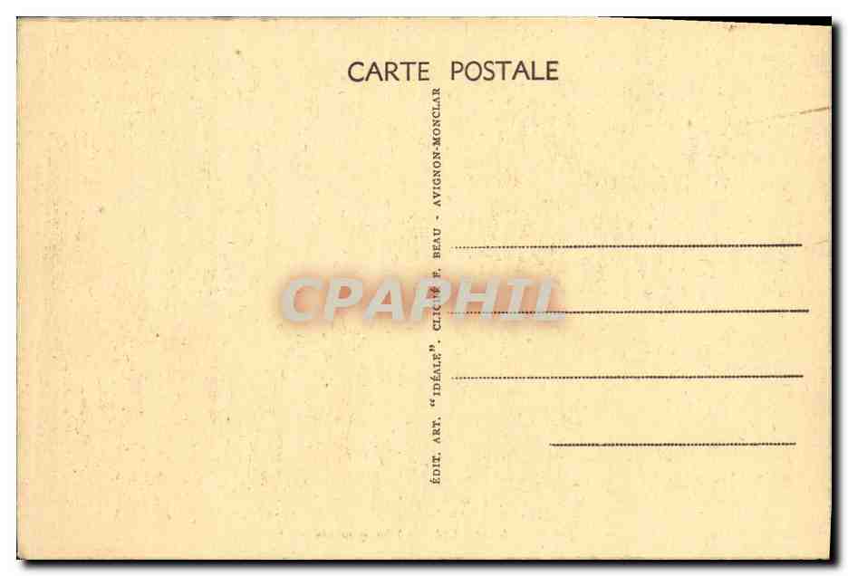 CPA Avignon Vue Generale — Verso