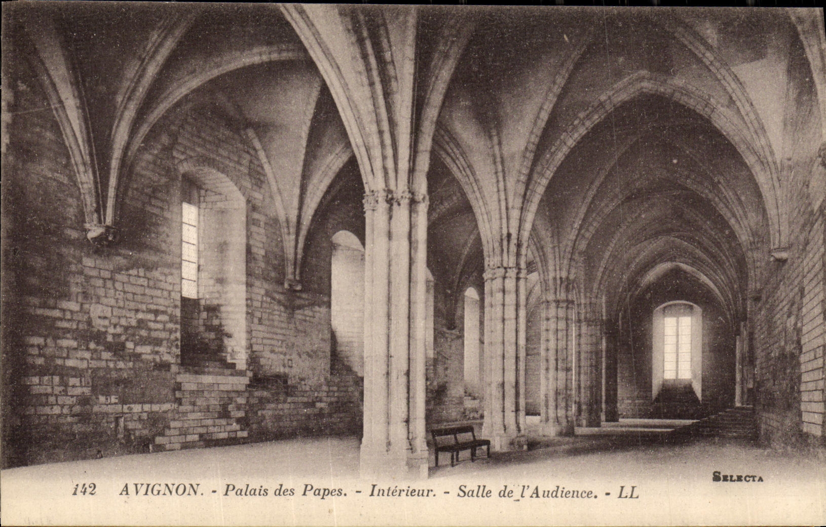 CPA Avignon Palais des Papes Interieur Salle de l audience