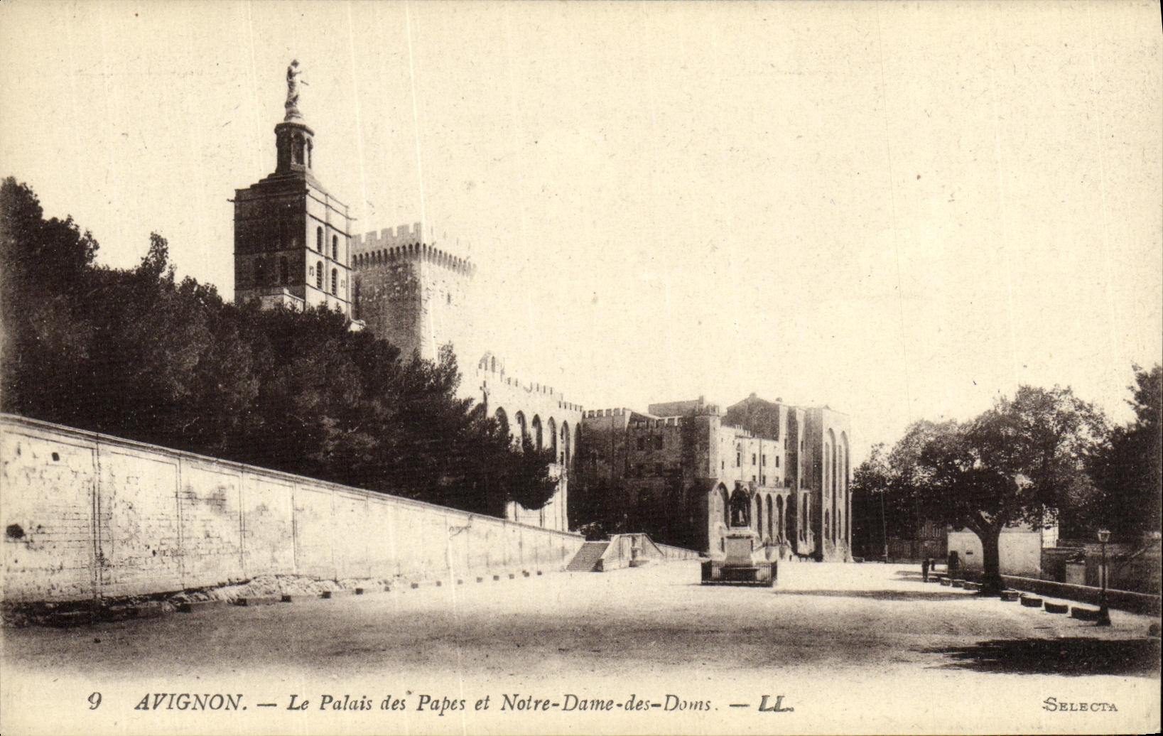 CPA Avignon Le Palais des Papes Et Notre Dame