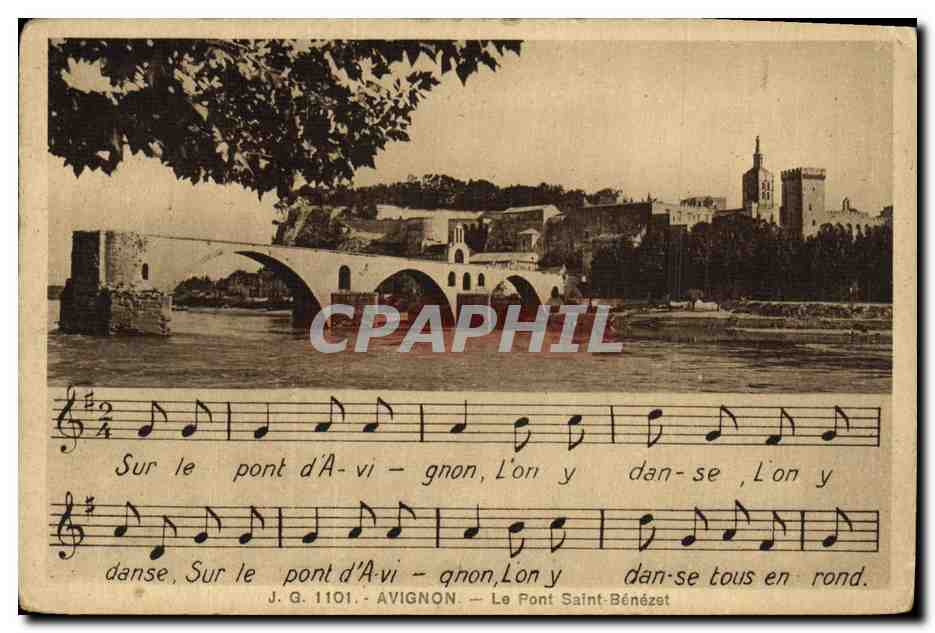 CPA Avignon Le Pont Saint Benezet 