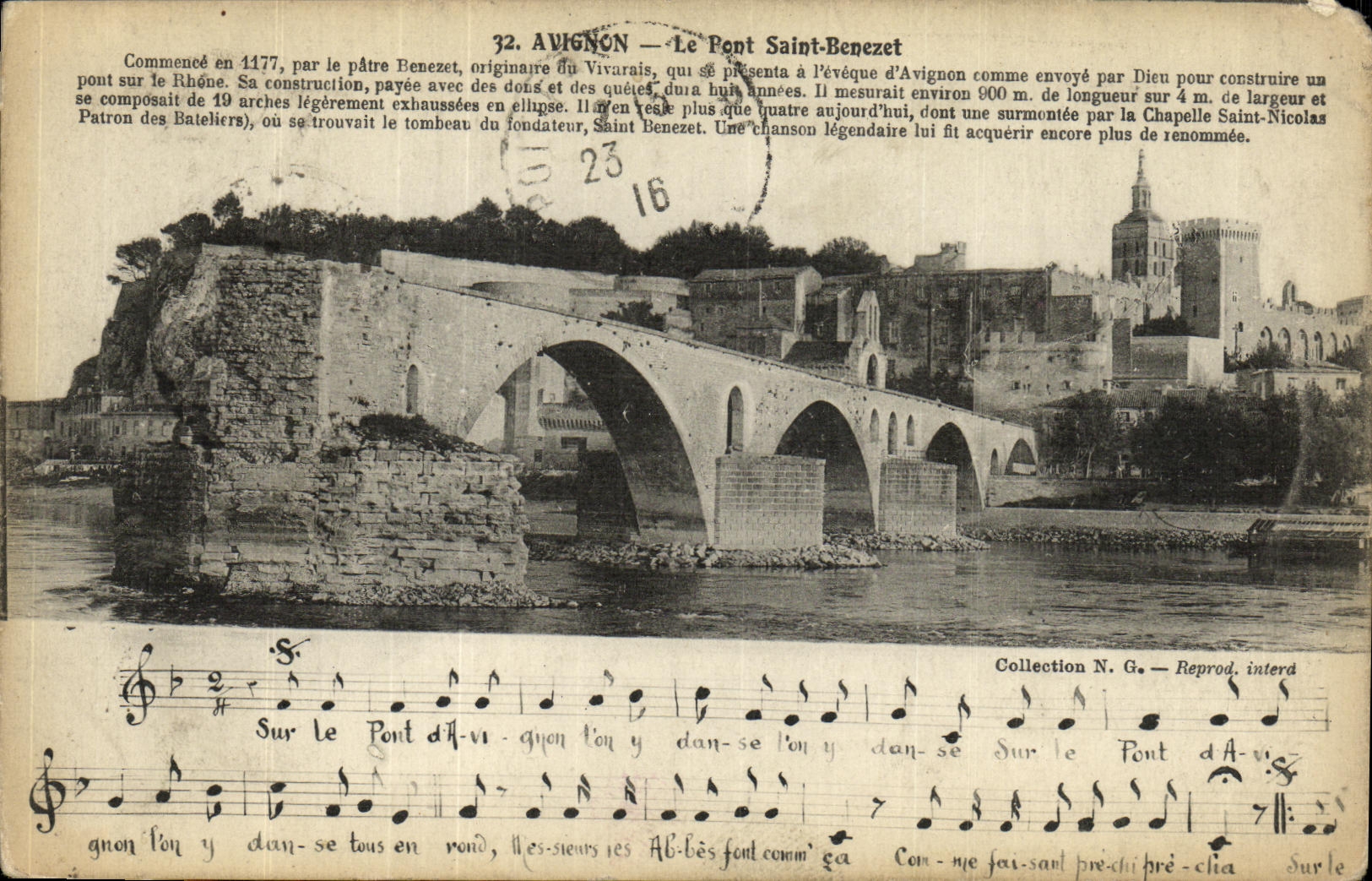 CPA Avignon Le Pont Saint Benezet 