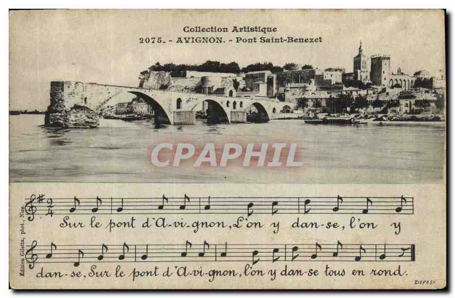 CPA Avignon Le Pont Saint Benezet 