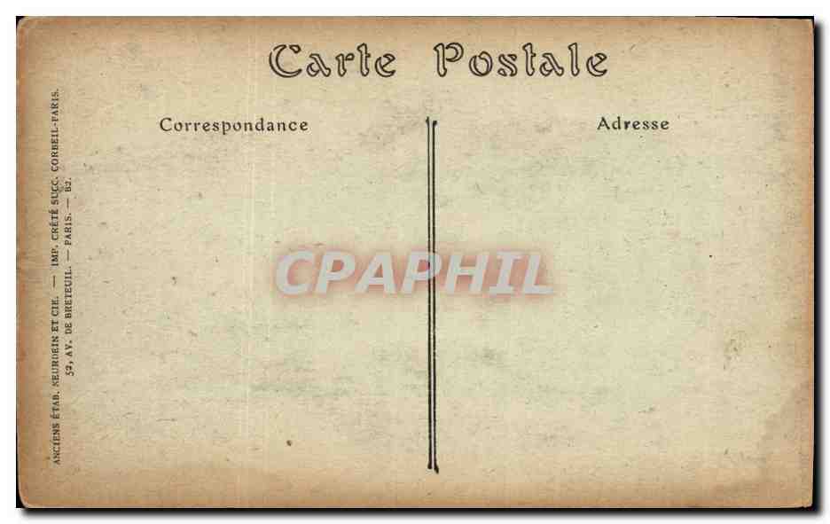 CPA Avignon Le pont  — Verso