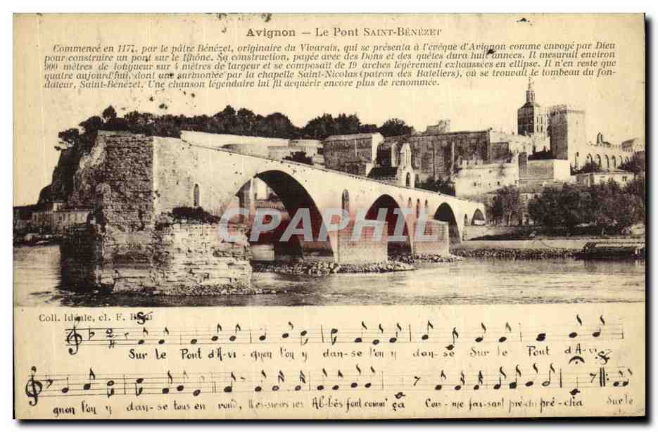 CPA Avignon Le Pont Saint Benezet 