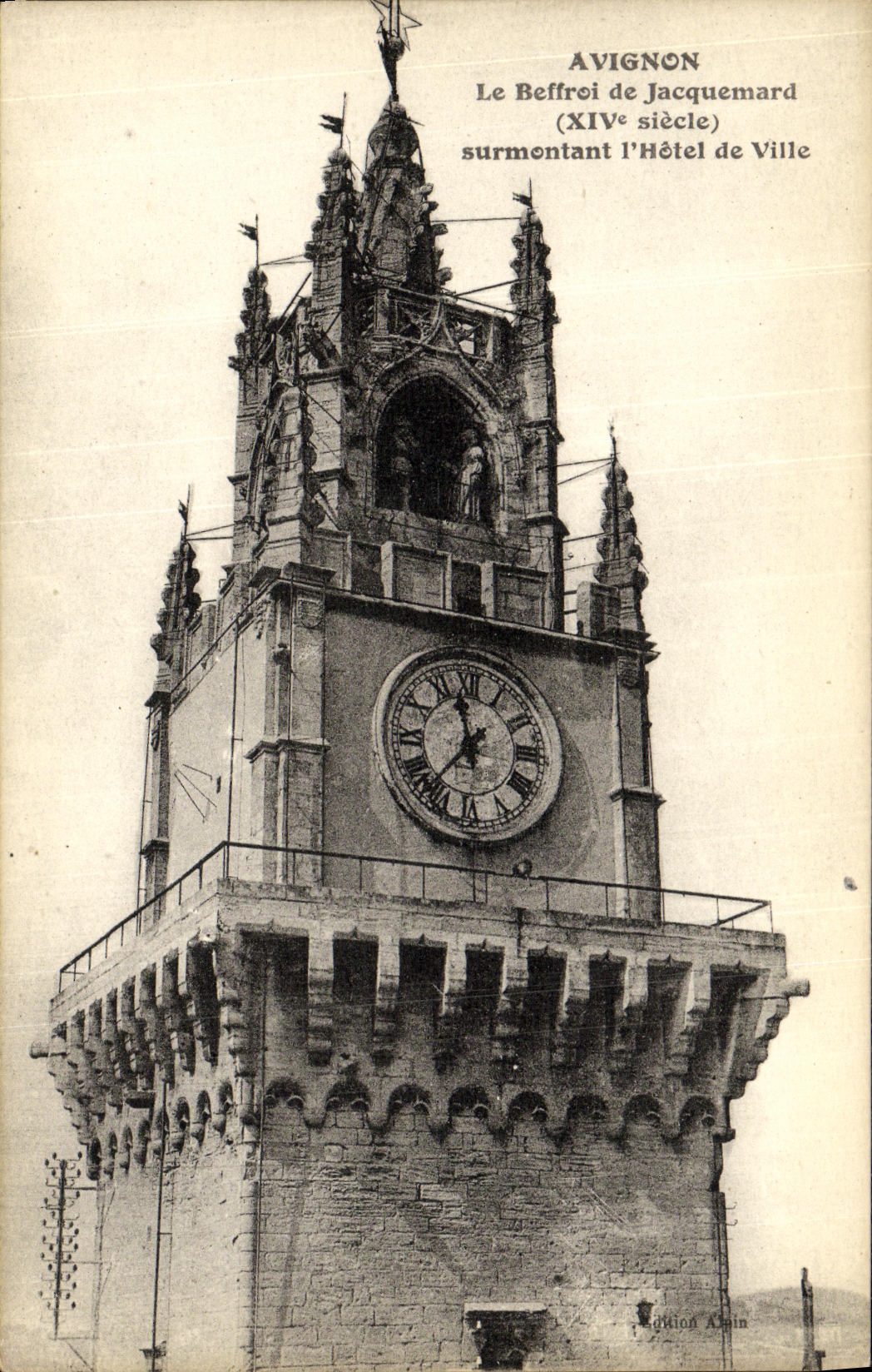 CPA Avignon Le Beffroi de Jacquemard