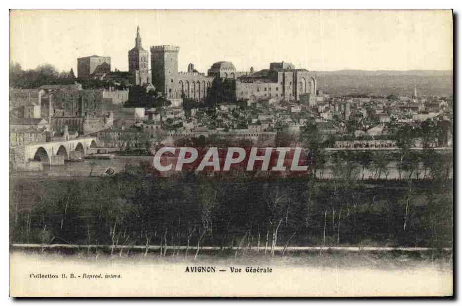 CPA Avignon Vue Generale 