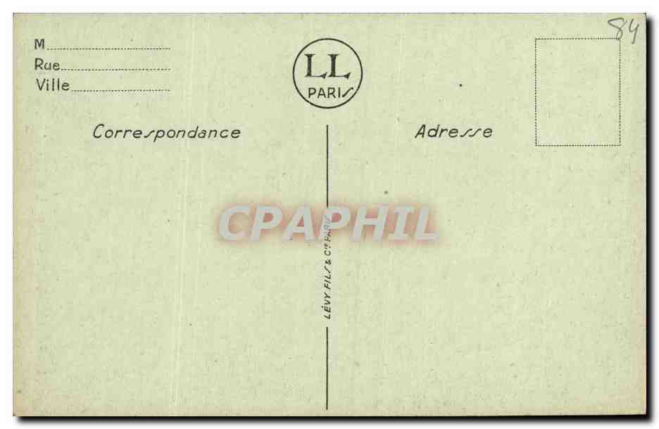 CPA Avignon Vue Prise De La Barthelasse — Verso
