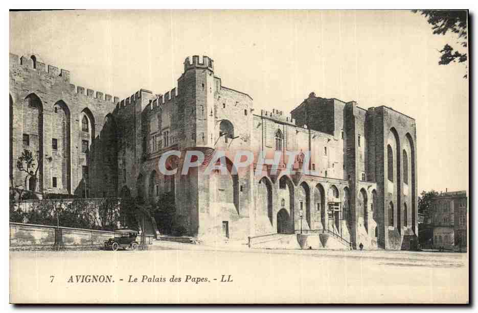 CPA Avignon La Palais des Papes 