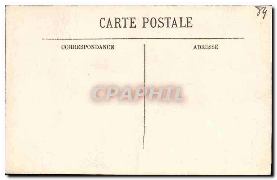 CPA Avignon Palais des Papes Clef de voute pendante — Verso
