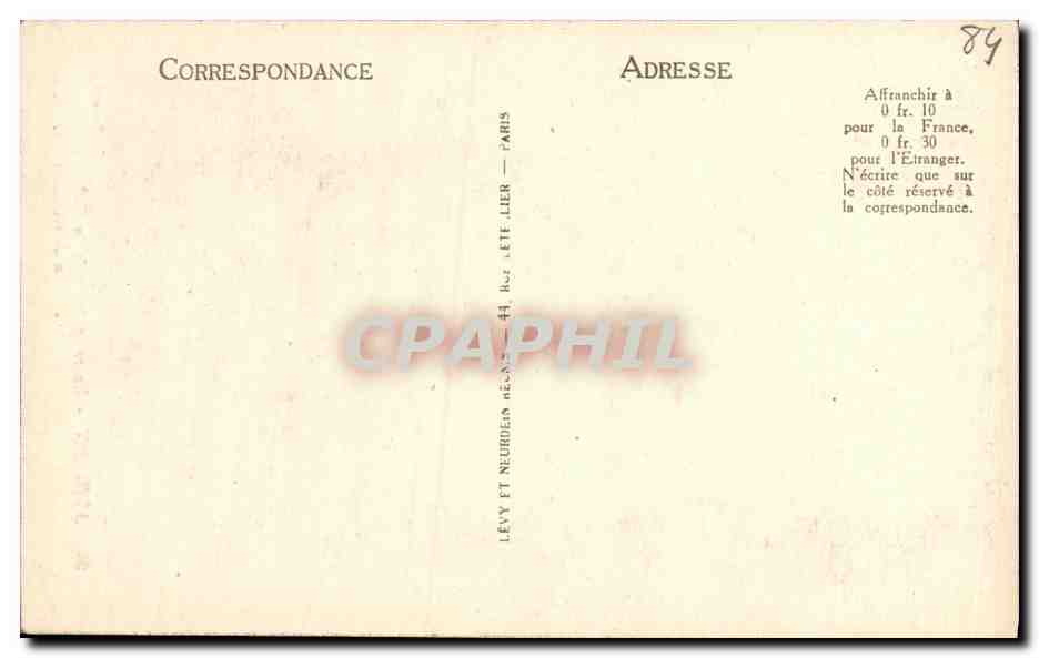 CPA Avignon Entree Principale Du Palais des Papes Blason de Clement VI — Verso