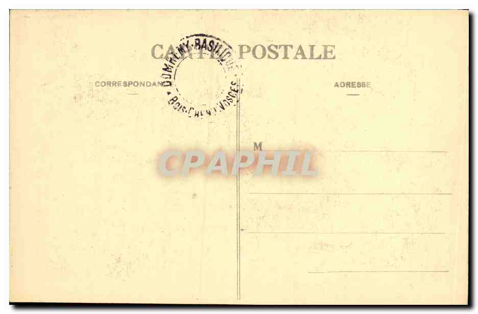 Intérieur de la Basilique du Bois-Chenu — Collection de la Basilique du Bois-Chenu — éditeur non identifié, n° 5 — Reverso