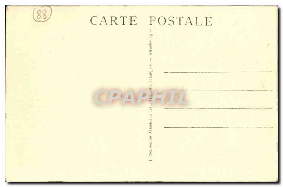 Hautes-Vosges - Der Hansfelsen und der Lac Blanc — Compagnie Alsacienne des Arts Photocinématographiques, n°84 — Rückseite