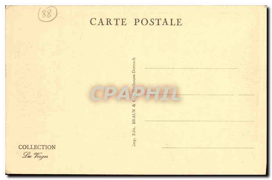 CPA Saut Des Cuves Le Pont D Amour  — Rückseite
