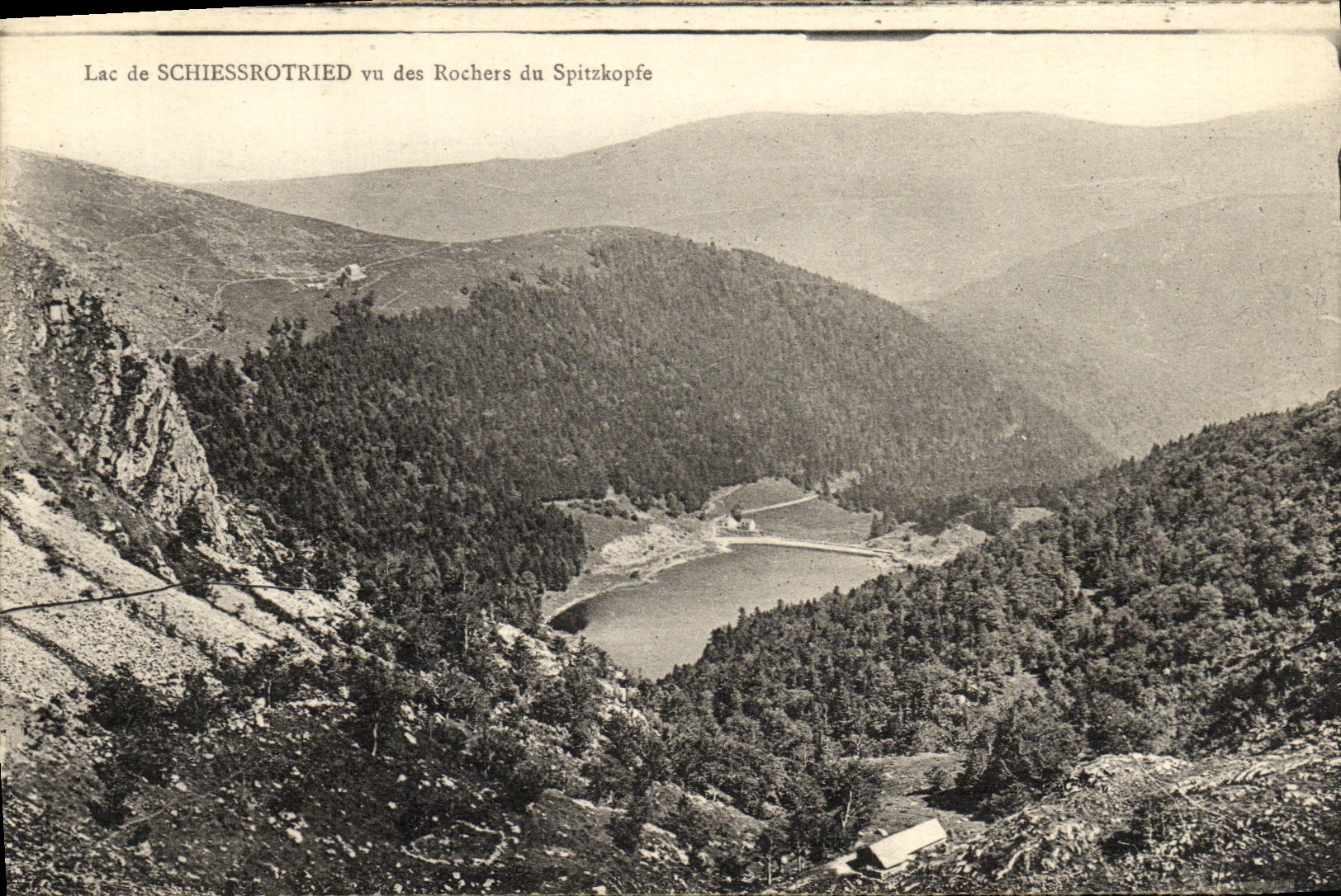 CPA Lac de Schiessrotried Vu Des Rochers du Spitzkopfe 