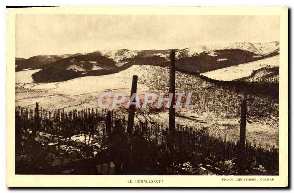 Le Hornleskopp — vue hivernale enneigée — Photo Christophe, Colmar