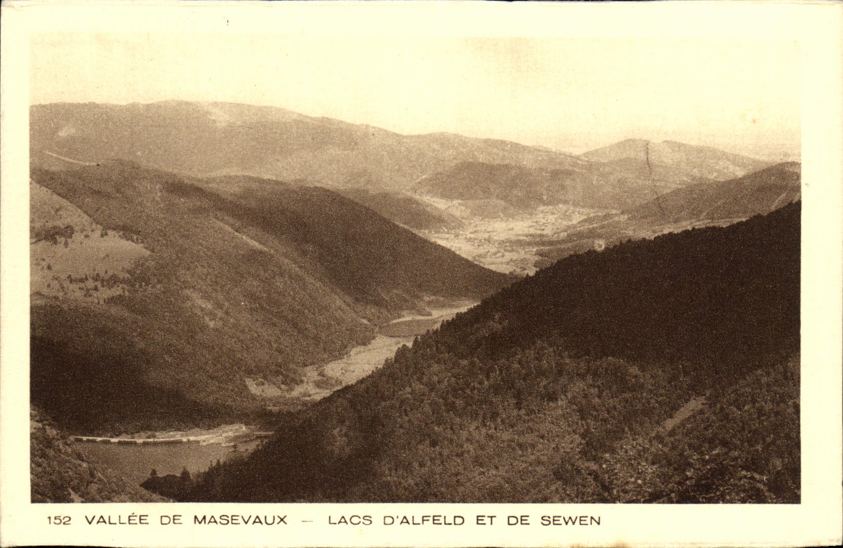 CPA Vallee De Masevaux Lacs D Alfeld Et De Sewen