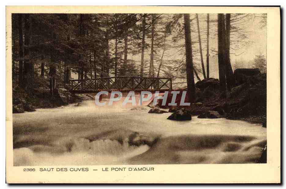 Saut des Ouvres — Le Pont d'Amour — imp. BRAUN & Cie, Dornach