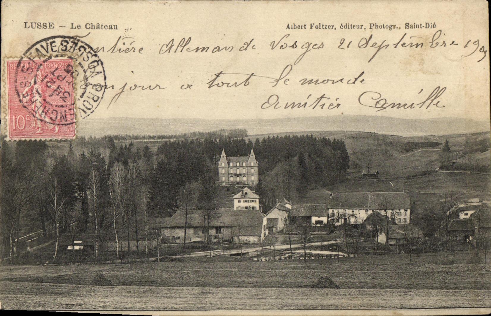 CPA Lusse Le Chateau 