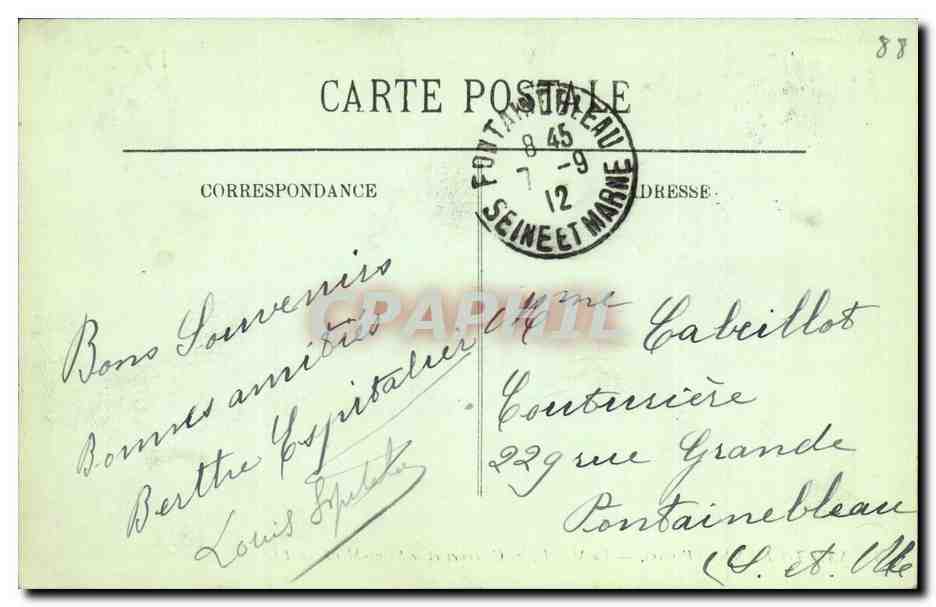 CPA Sainte Etienne La Moselle Les Casernes Et Le Saint Mont  — Rückseite