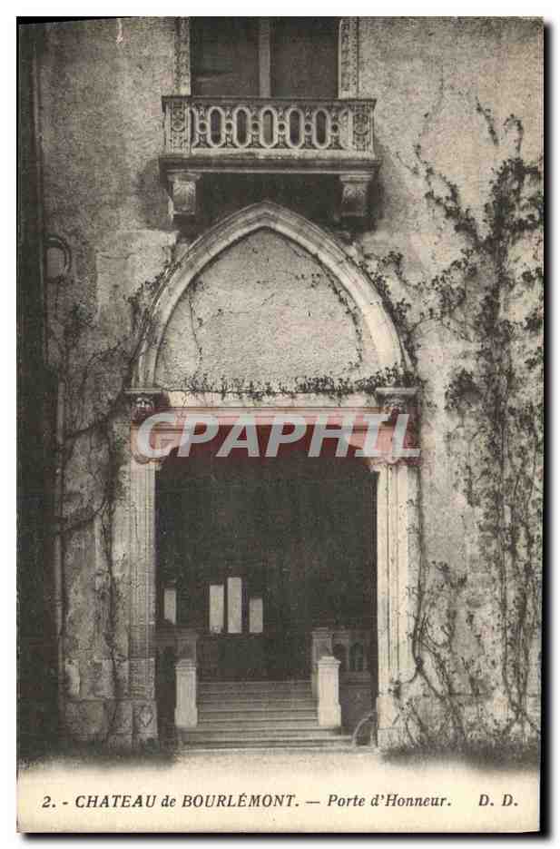 CPA Chateau De Bourlemont Porte d Honneur 