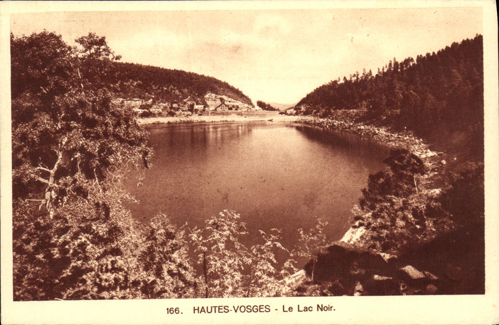 Hautes-Vosges - Le Lac Noir — n° 166 — Compagnie Alsacienne des Arts Graphiques