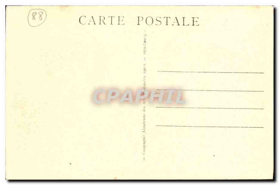 Hautes-Vosges - Le Lac Noir — n° 166 — Compagnie Alsacienne des Arts Graphiques — Reverso