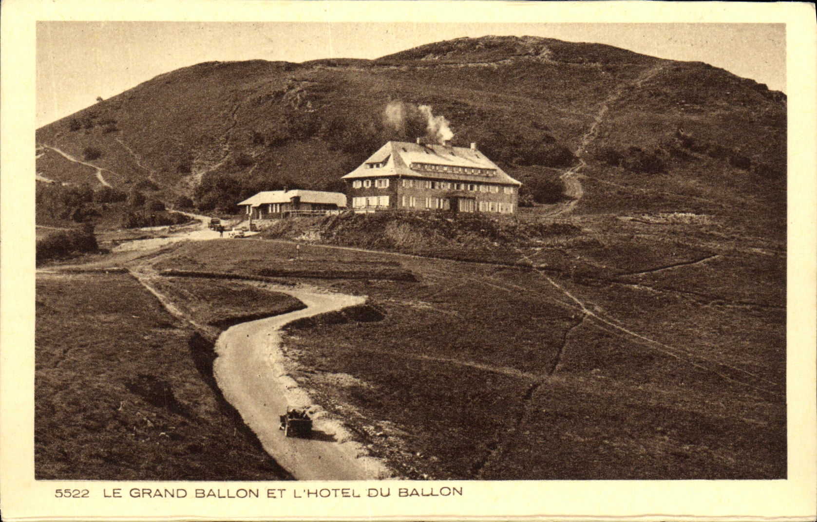Le Grand Ballon et l'Hôtel du Ballon — 5522 — Braun & Ois, Mulhouse-Dornach