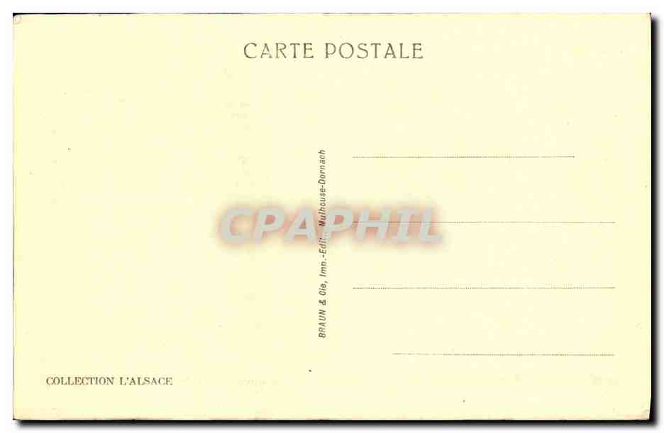 Le Grand Ballon et l'Hôtel du Ballon — 5522 — Braun & Ois, Mulhouse-Dornach — Verso