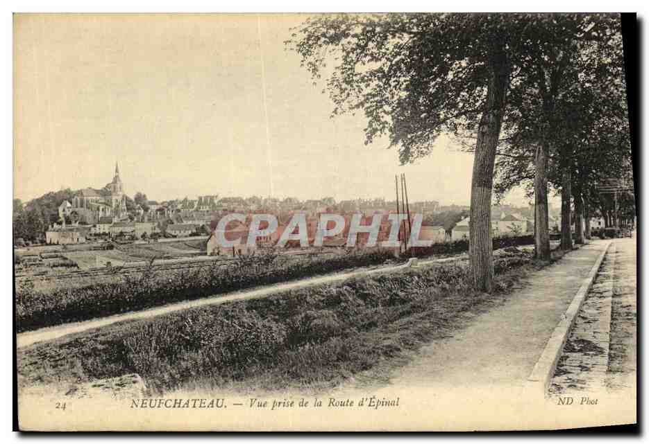 CPA Neufchateau Vue Prise de la Route d Epinal 