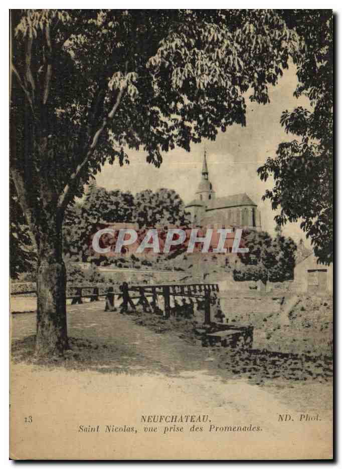 CPA Neufchateau Saint Nicolas vue prise des promenades