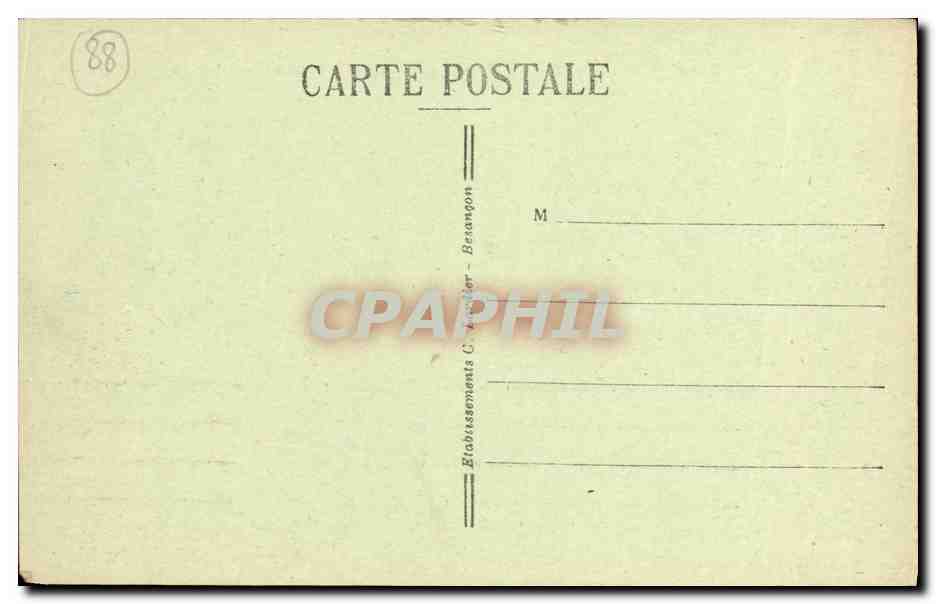 CPA Fraize Vue Generale Casernes au 1er plan Militaira  — Rückseite