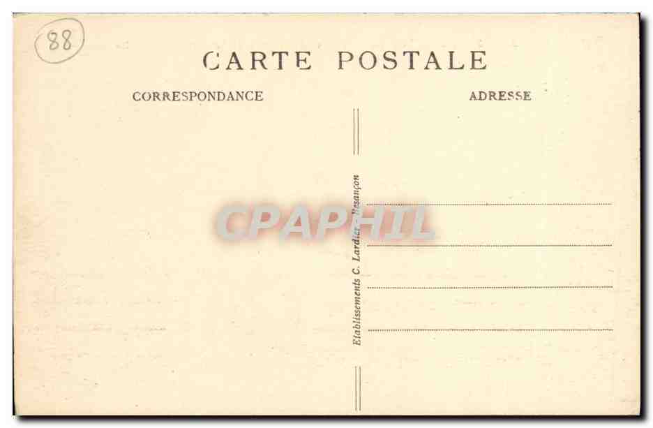CPA Fraize Panorama Pris de La Grande Roche — Rückseite