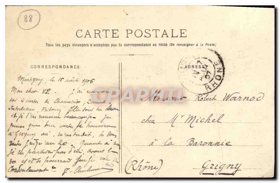 Martigny-les-Bains (Vosges) — Vue générale — imp. Ad. Wulich, Saint-Dié (Déposé) N° 5329 — Reverso