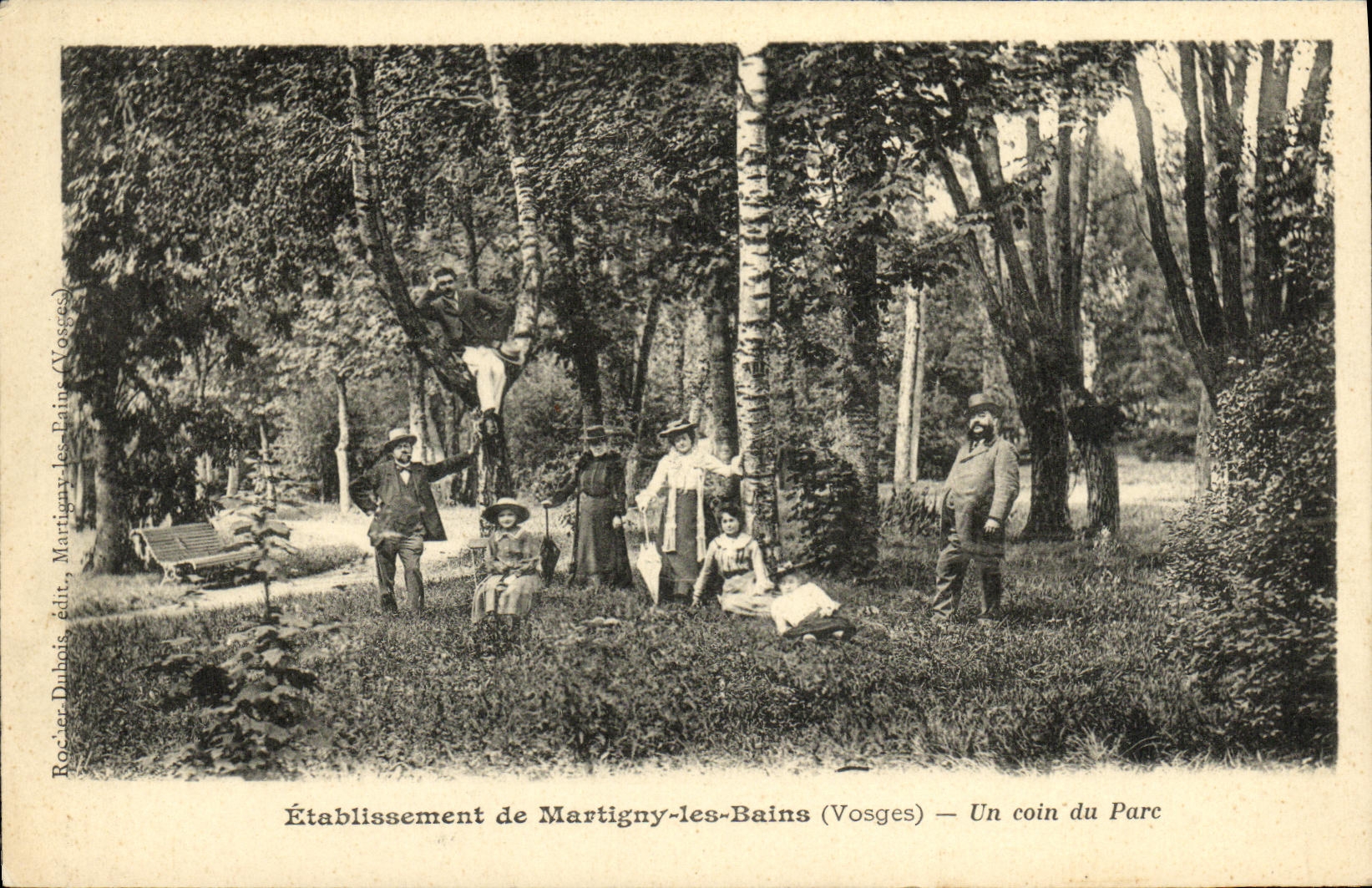 CPA Etablissement de Martigny Un Coin du Parc 