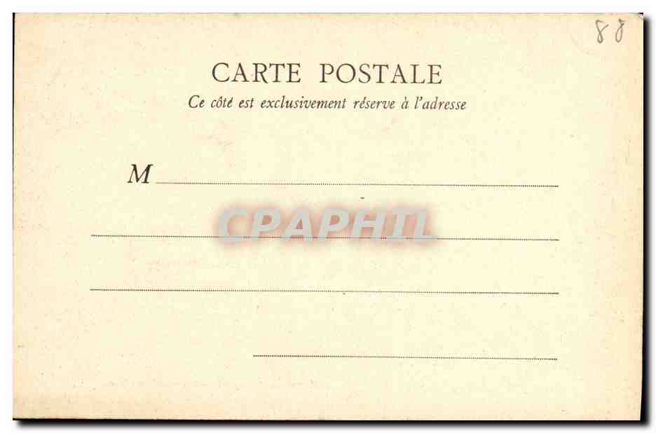 CPA Etablissement de Martigny Un Coin du Parc  — Verso