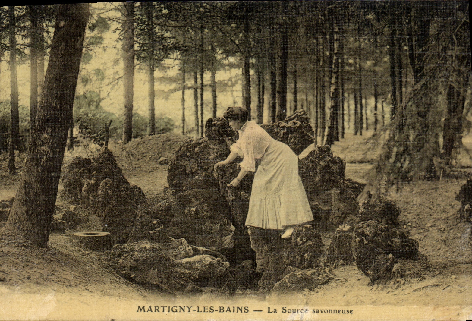 Martigny-les-Bains — La Source savonneuse — Édition de l'Établissement de Martigny (Vosges)