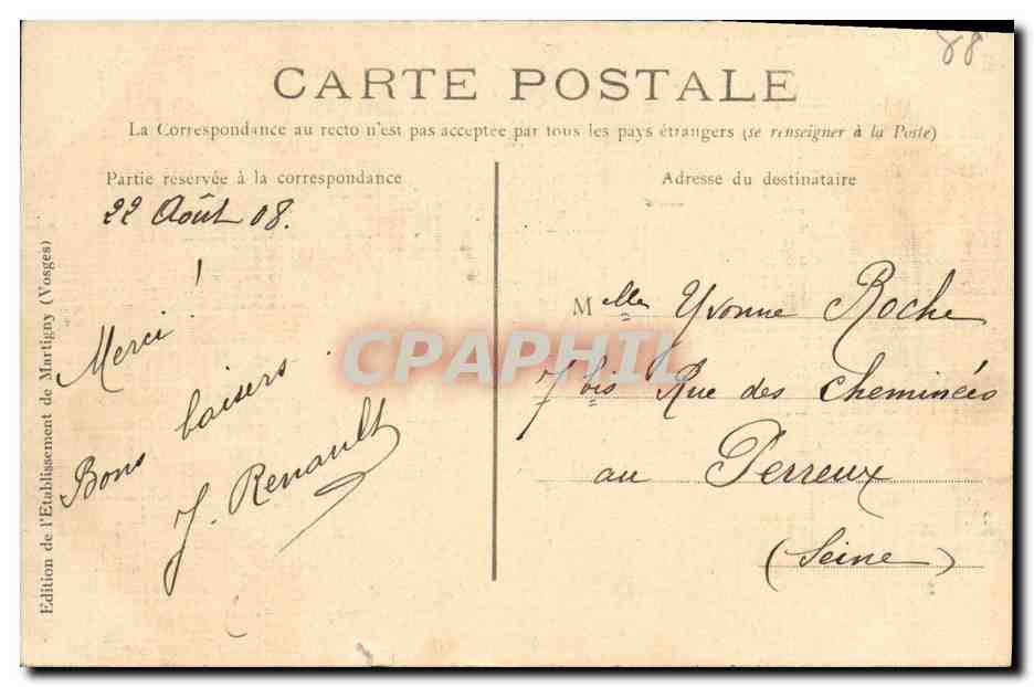Martigny-les-Bains — La Source savonneuse — Édition de l'Établissement de Martigny (Vosges) — Reverso