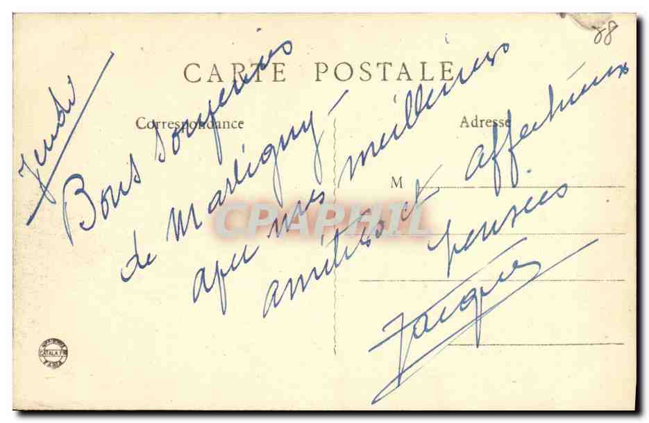 Martigny-les-Bains — Les Sources — G.F. Paris — Verso