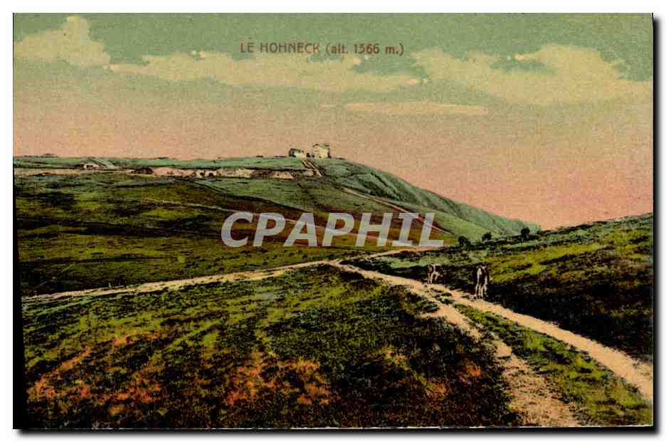 Le Hohneck (alt. 1366 m.) — vue panoramique — Marque Décorée