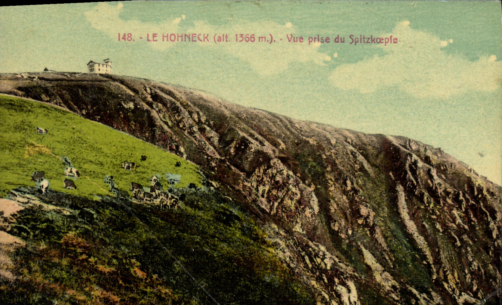 CPA Le Hohneck Vue Prise Du Spitzkoepfe