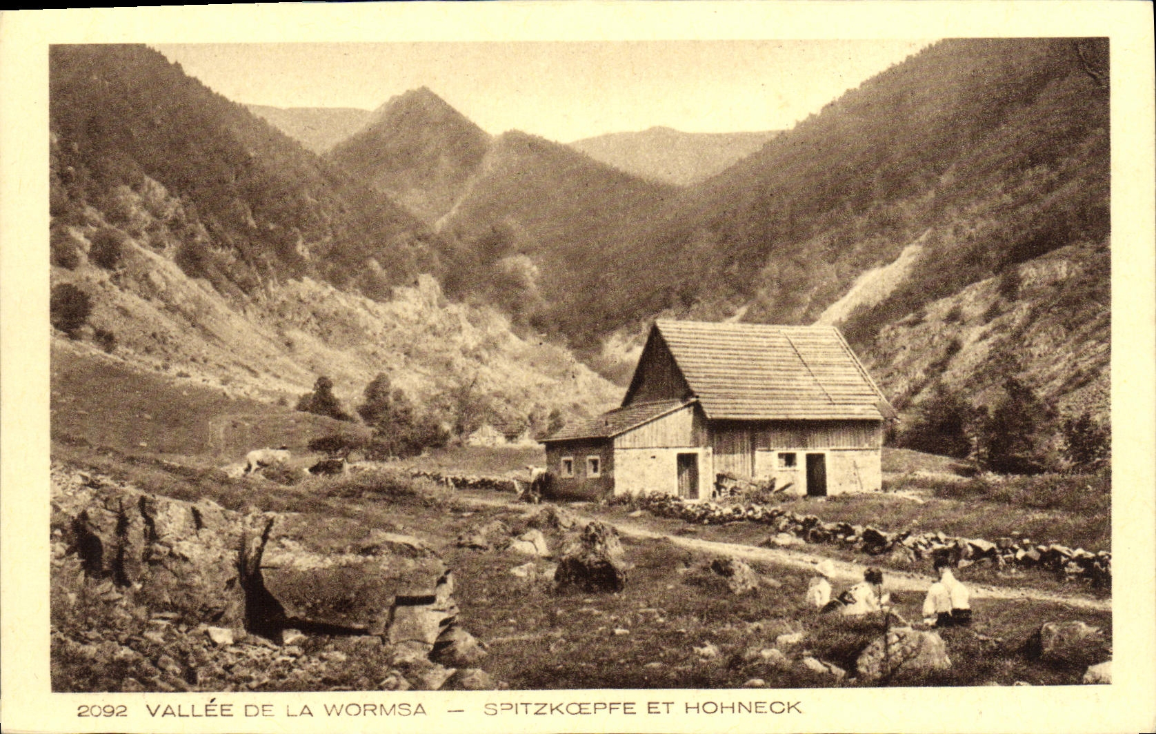 Vallée de la Wormsa — Spitzkëppe et Hohneok — Braun & Cie, Dornach