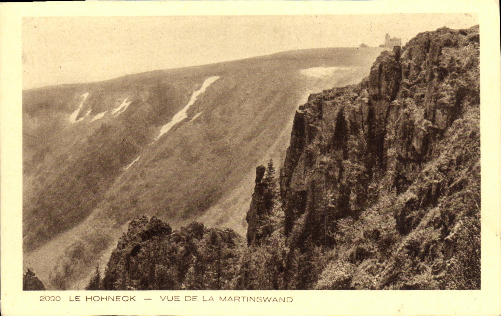 Le Hohneck — Vue de la Martinswand — Braun & Cie, Dornach