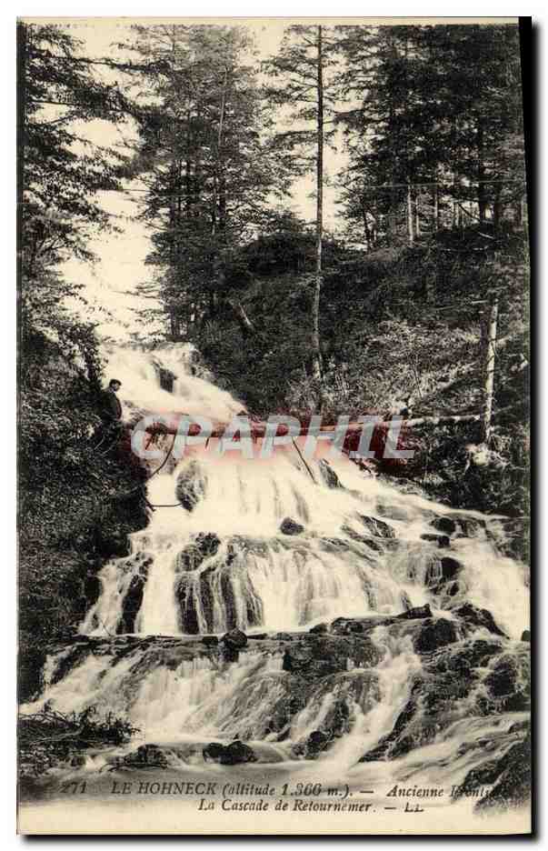 CPA Le Hohneck La Cascade de Retournemer Ancienne frontiere