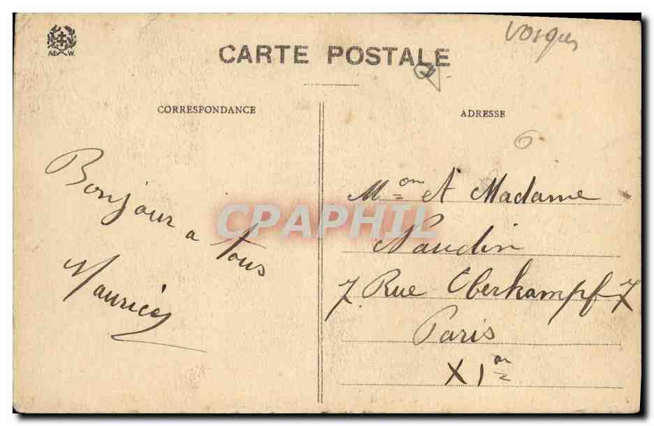 St-Maurice-Bussang (Vosges) — La Tête des Neuf-Bois — Ad. Weick, Saint-Dié, N° 4993 — Rückseite