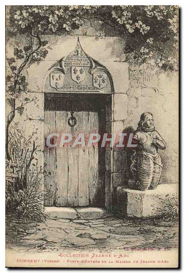 Dormezy (Vosges) — Porte d'entrée de la maison de Jeanne d'Arc — Collection Jeanne d'Arc