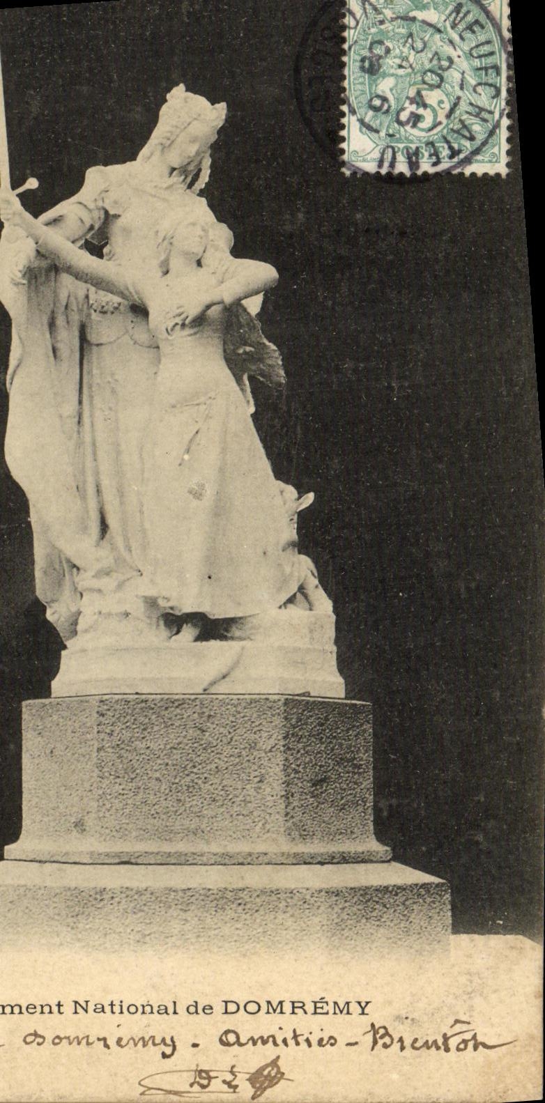 CPA Monument National de Domremy Jeanne d arc